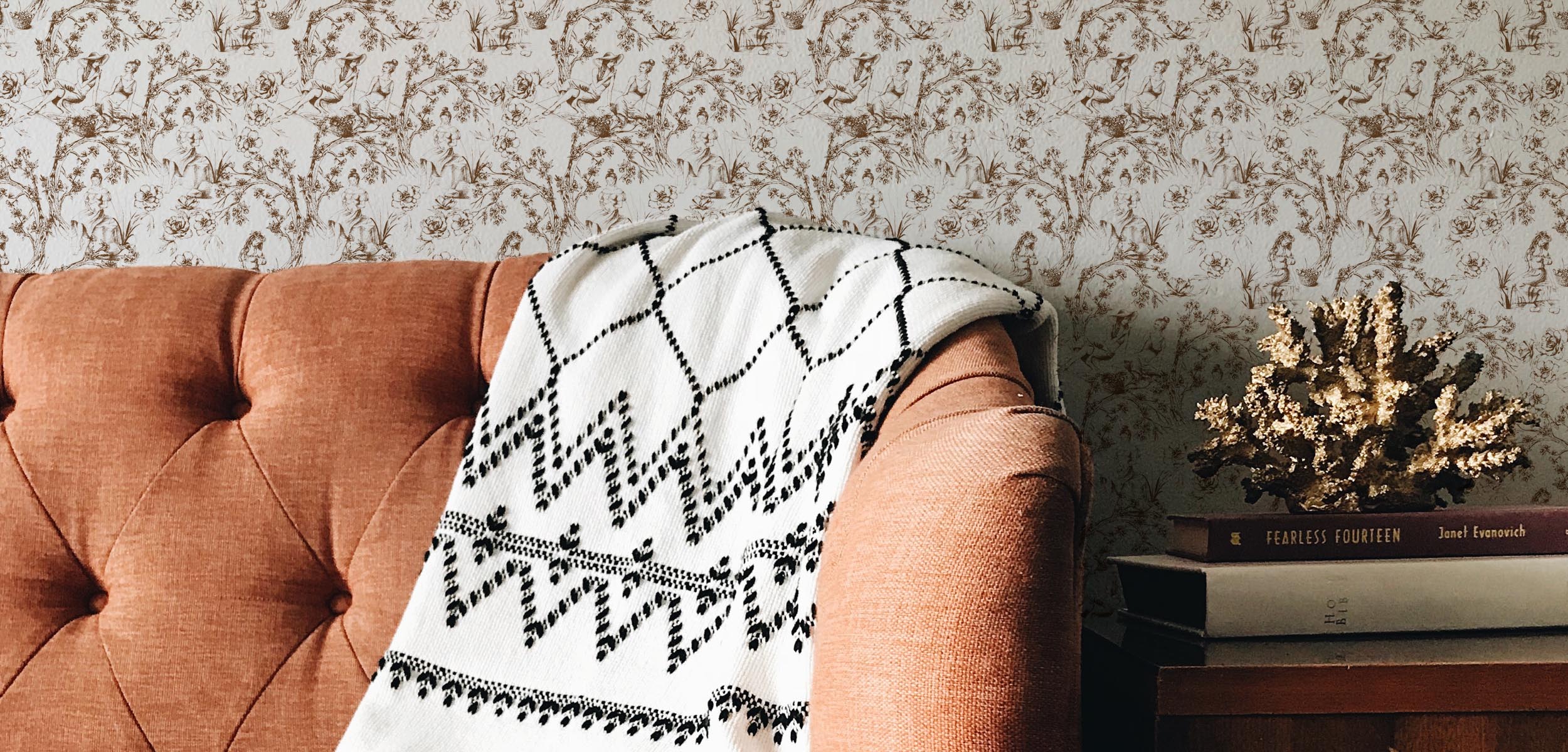 Brown Toile